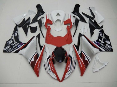 Rot Weiß & Schwarz Stil 13-16 Triumph Daytona 675 Verkleidung