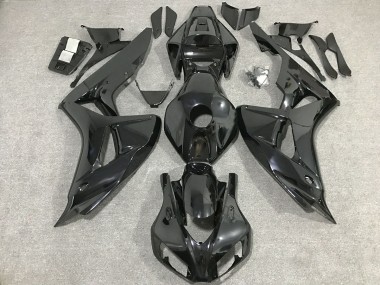 Schwarz Glänzend 06-07 Honda CBR1000RR Verkleidung