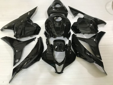 Schwarz Glänzend 09-12 Honda CBR600RR Verkleidung
