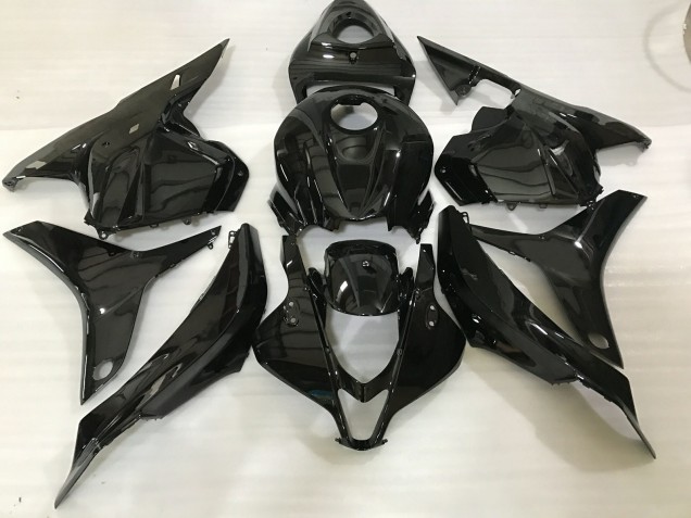 Schwarz Glänzend 09-12 Honda CBR600RR Verkleidung