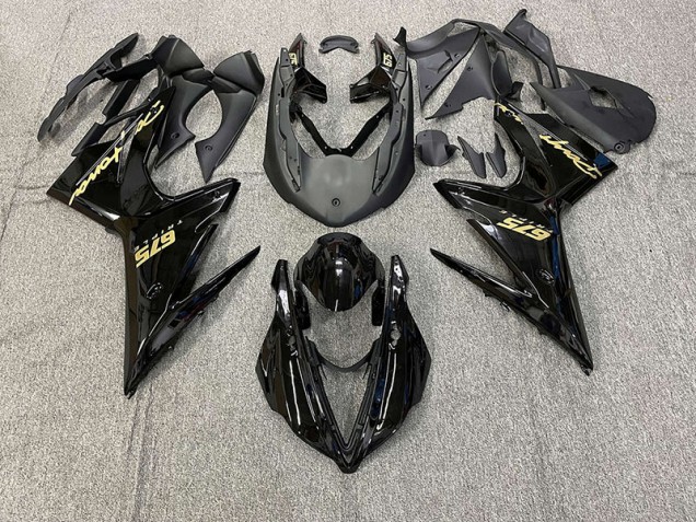 Schwarz Glänzend Mit Gold 13-16 Triumph Daytona 675 Verkleidung