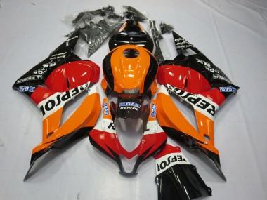 Schwarz Repsol 09-12 Honda CBR600RR Verkleidung