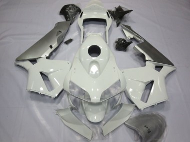 Silber & Weiß 03-04 Honda CBR600RR Verkleidung