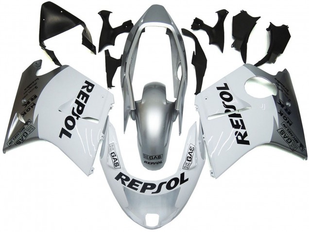 Silberweiß Repsol 96-07 Honda CBR1100XX Verkleidung