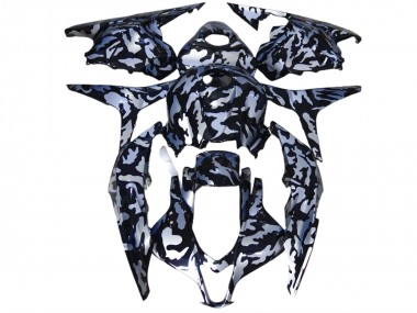Silberner Schnee Tarnung 09-12 Honda CBR600RR Verkleidung