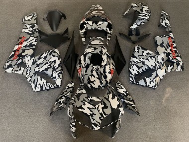 Tarnung & Rot Aufkleber 05-06 Honda CBR600RR Verkleidung