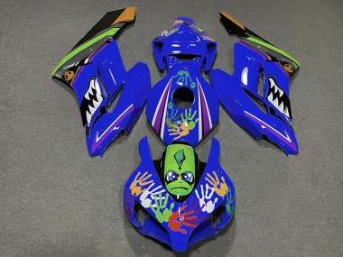 Tiefes Blauer Hai 04-05 Honda CBR1000RR Verkleidung