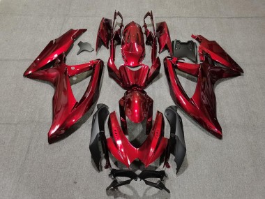 Tiefrot 08-10 Suzuki GSXR 600-750 Verkleidung