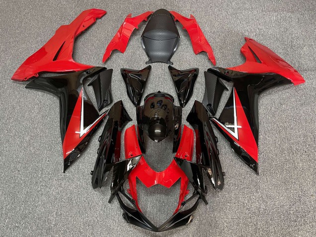 Tiefrot & Schwarzglanz 11-24 Suzuki GSXR 600-750 Verkleidung